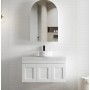 Archie Matte White Shaving Cabinet 600*900